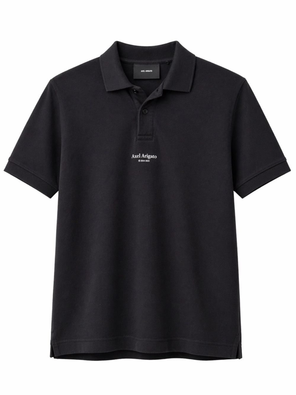 Axel Arigato Black Logo Piqué Polo